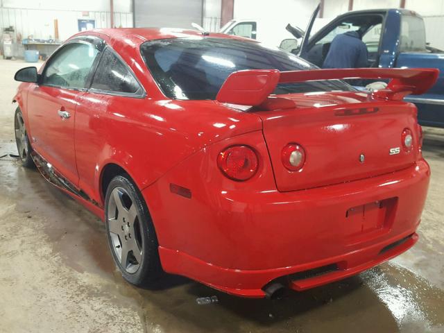 1G1AP14P167776871 - 2006 CHEVROLET COBALT SS RED photo 3