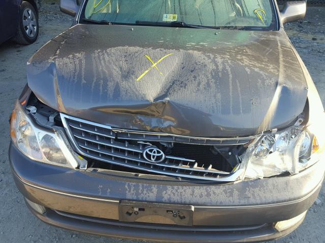 4T1BF28B74U375497 - 2004 TOYOTA AVALON XL GRAY photo 7