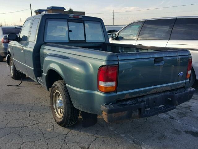 1FTCR14A2TPA97581 - 1996 FORD RANGER SUP GREEN photo 3