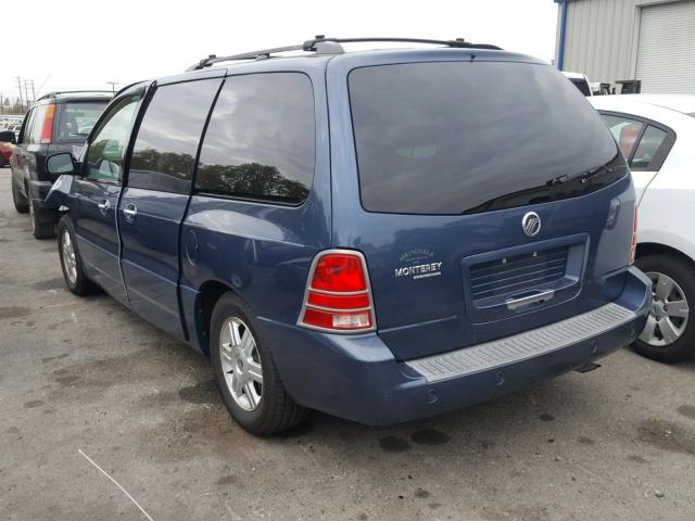 2MRDA20224BJ19097 - 2004 MERCURY MONTEREY BLUE photo 3