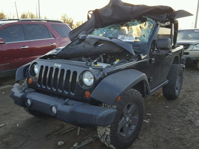 1J4BA6D17BL581505 - 2011 JEEP WRANGLER R BLACK photo 2