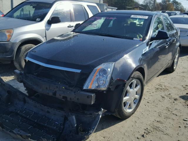 1G6DF577480154127 - 2008 CADILLAC CTS BLACK photo 2