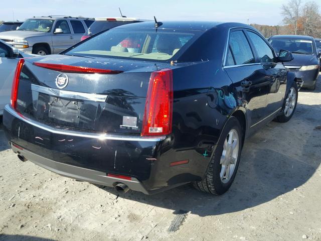 1G6DF577480154127 - 2008 CADILLAC CTS BLACK photo 4