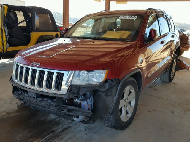 1J4RS4GG1BC531893 - 2011 JEEP GRAND CHER RED photo 2