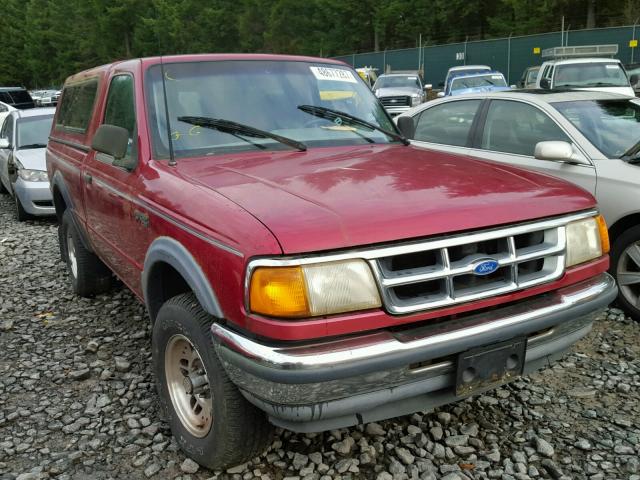 1FTCR11U3RUA93399 - 1994 FORD RANGER MAROON photo 1