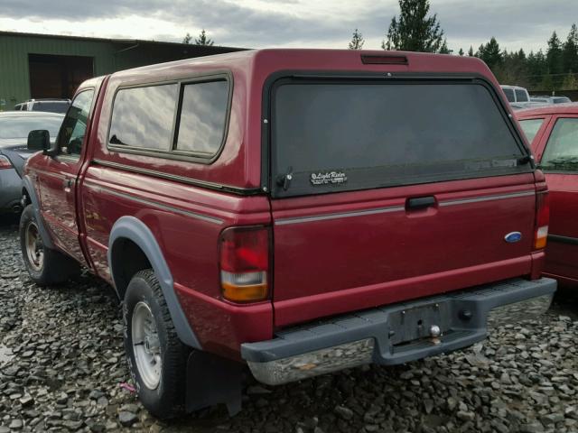 1FTCR11U3RUA93399 - 1994 FORD RANGER MAROON photo 3