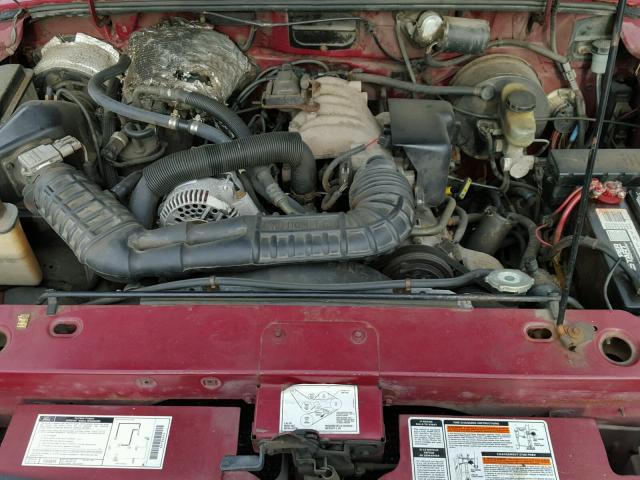 1FTCR11U3RUA93399 - 1994 FORD RANGER MAROON photo 7