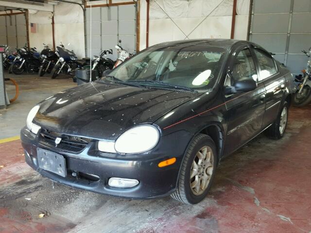 1B3ES56C82D606285 - 2002 DODGE NEON ES BLACK photo 2