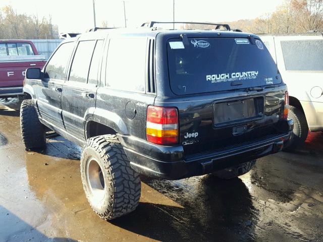 1J4GZ58S2VC593450 - 1997 JEEP GRAND CHER BLACK photo 3