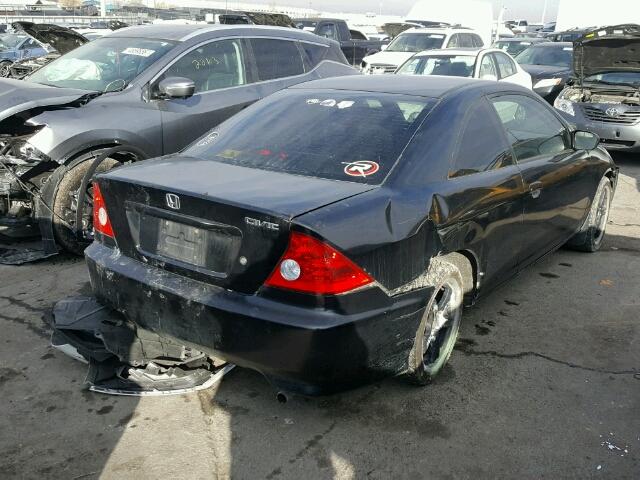 1HGEM21114L051395 - 2004 HONDA CIVIC DX V BLACK photo 4