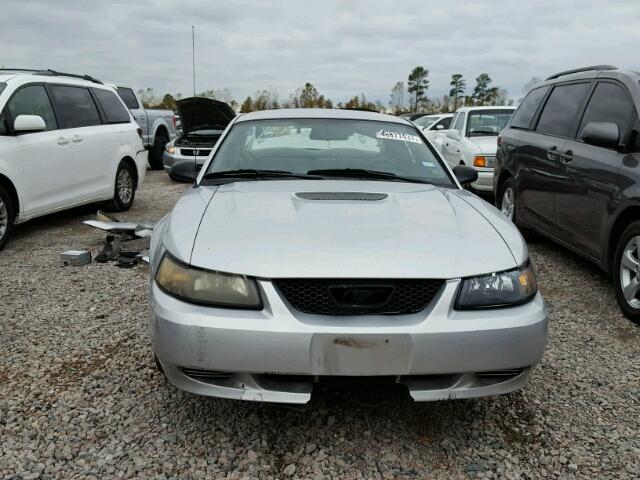 1FAFP40481F252132 - 2001 FORD MUSTANG SILVER photo 10