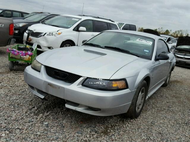 1FAFP40481F252132 - 2001 FORD MUSTANG SILVER photo 2