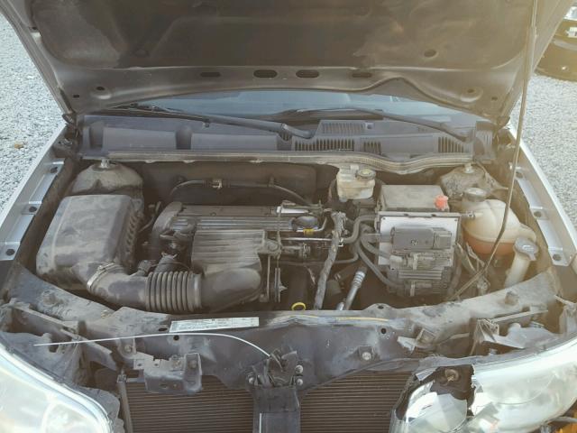 1G8AW12FX4Z165060 - 2004 SATURN ION LEVEL SILVER photo 7