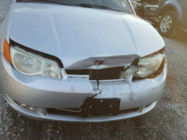 1G8AW12FX4Z165060 - 2004 SATURN ION LEVEL SILVER photo 9