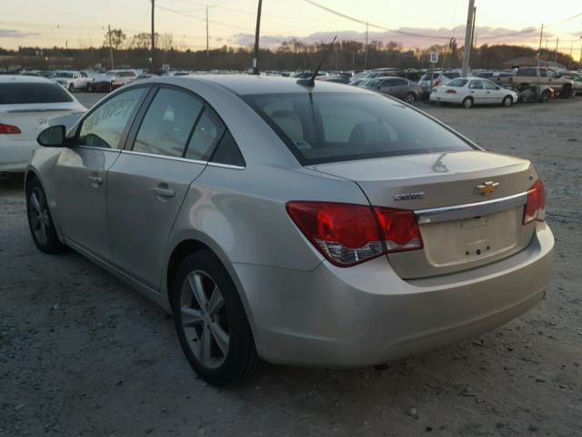 1G1PE5SB6D7276832 - 2013 CHEVROLET CRUZE LT BEIGE photo 3