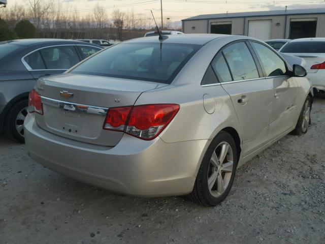 1G1PE5SB6D7276832 - 2013 CHEVROLET CRUZE LT BEIGE photo 4