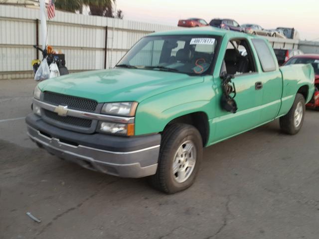 1GCEK19V75Z327213 - 2005 CHEVROLET SILVERADO GREEN photo 2