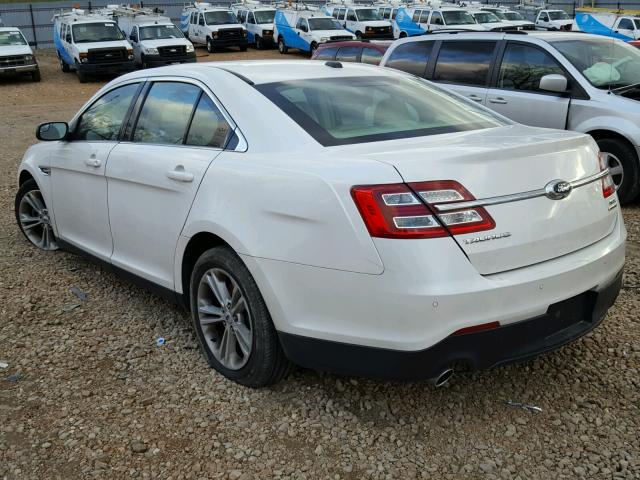 1FAHP2E84EG174554 - 2014 FORD TAURUS SEL WHITE photo 3