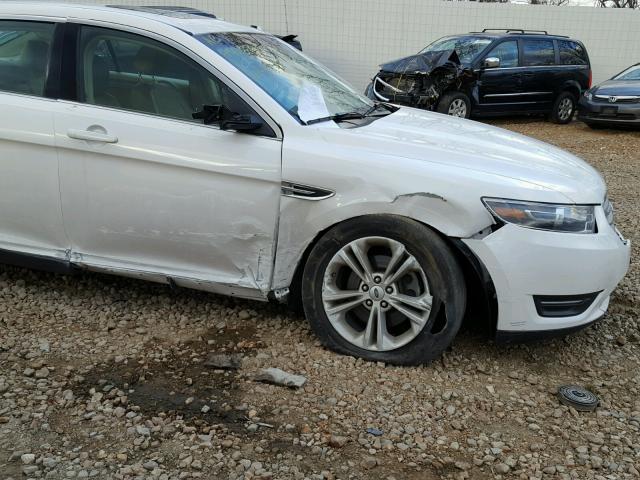 1FAHP2E84EG174554 - 2014 FORD TAURUS SEL WHITE photo 9