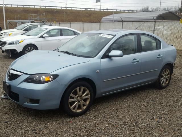 JM1BK12F071723040 - 2007 MAZDA 3 I BLUE photo 2