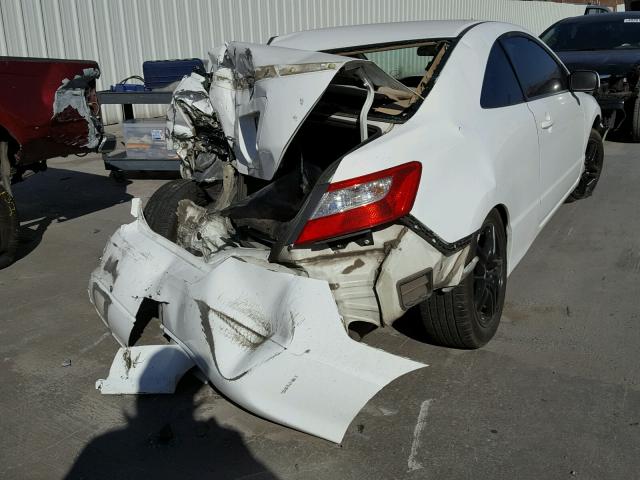 2HGFG12647H567784 - 2007 HONDA CIVIC LX WHITE photo 4