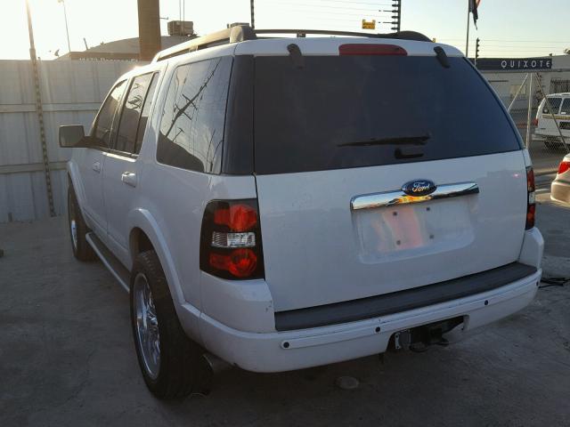 1FMEU63E16UA33624 - 2006 FORD EXPLORER X WHITE photo 3