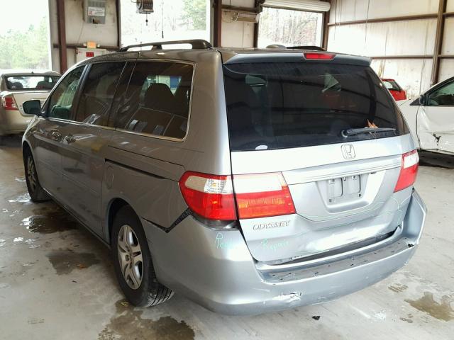 5FNRL38716B087712 - 2006 HONDA ODYSSEY EX BLUE photo 3