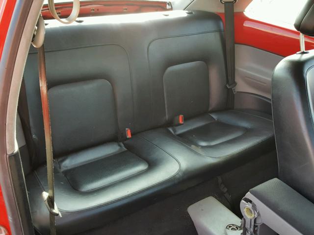 3VWCT21CX1M408378 - 2001 VOLKSWAGEN NEW BEETLE Qırmızı foto 6
