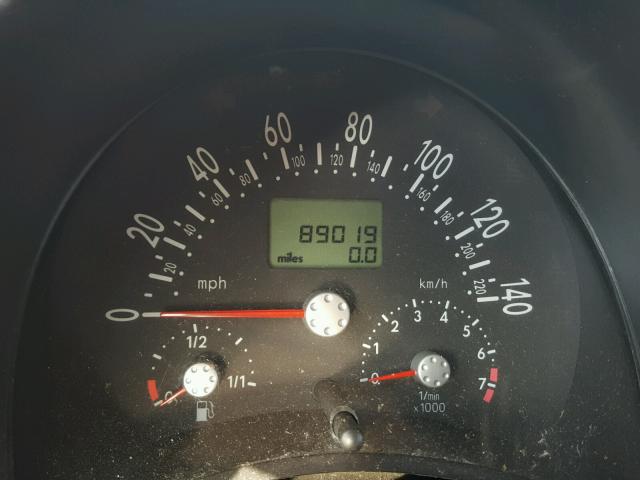 3VWCT21CX1M408378 - 2001 VOLKSWAGEN NEW BEETLE Qırmızı foto 8