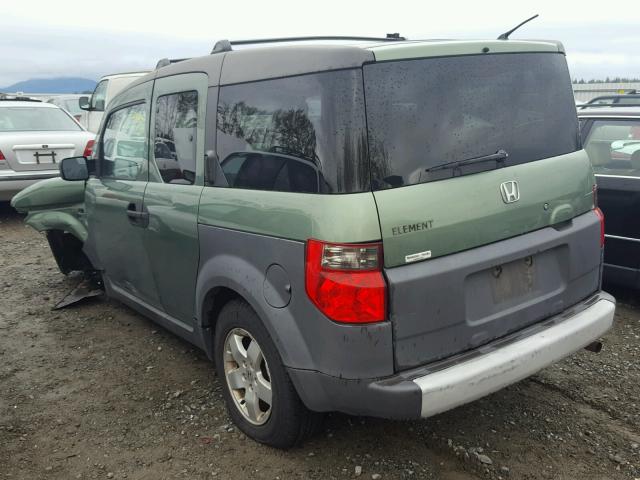 5J6YH28593L029615 - 2003 HONDA ELEMENT EX GREEN photo 3