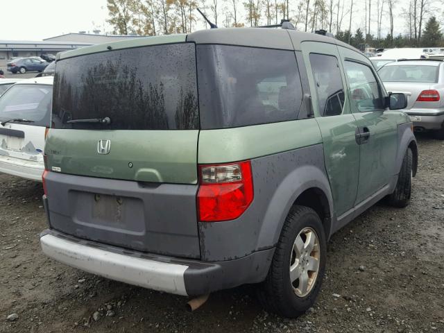 5J6YH28593L029615 - 2003 HONDA ELEMENT EX GREEN photo 4