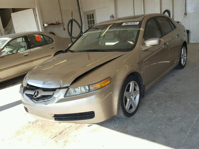 19UUA66284A003031 - 2004 ACURA TL TAN photo 2