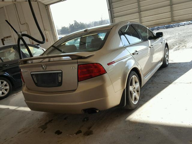 19UUA66284A003031 - 2004 ACURA TL TAN photo 4