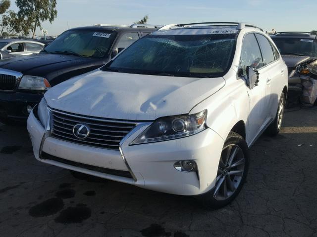 2T2ZK1BA9DC118780 - 2013 LEXUS RX 350 WHITE photo 2