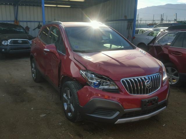 KL4CJASB5EB542831 - 2014 BUICK ENCORE RED photo 1