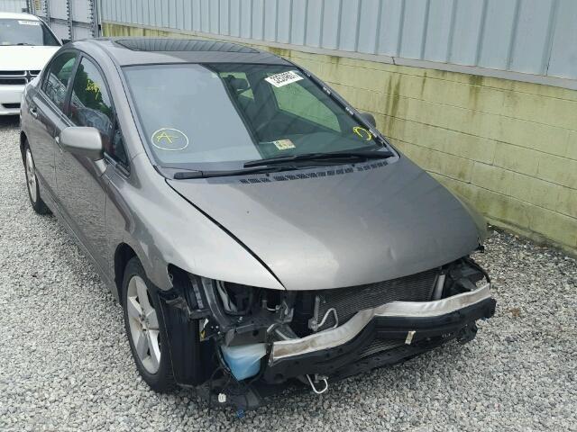 1HGFA16838L061297 - 2008 HONDA CIVIC EX GRAY photo 1