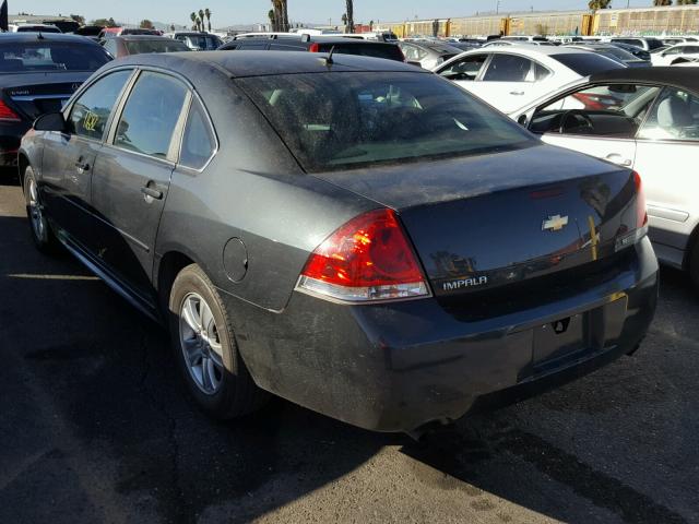 2G1WF5E32C1266338 - 2012 CHEVROLET IMPALA LS GRAY photo 3