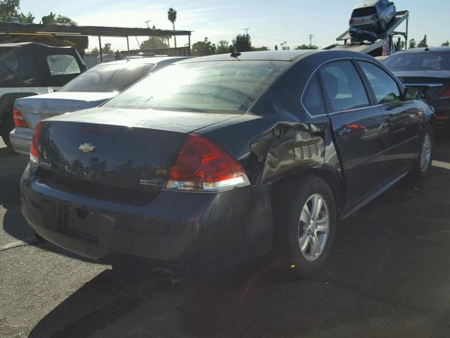 2G1WF5E32C1266338 - 2012 CHEVROLET IMPALA LS GRAY photo 4