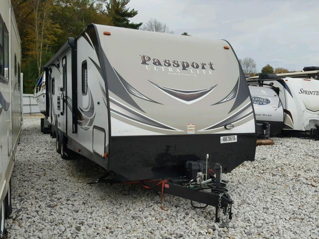 4YDT28921JK412246 - 2018 KEYSTONE PASSPORT 白色 照片 1