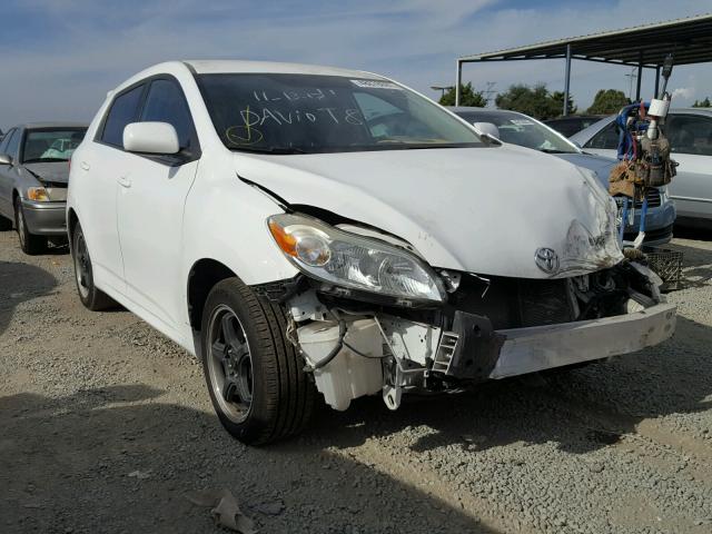 2T1KU40E39C064925 - 2009 TOYOTA COROLLA MA WHITE photo 1