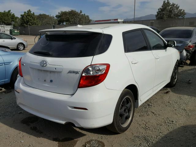 2T1KU40E39C064925 - 2009 TOYOTA COROLLA MA WHITE photo 4