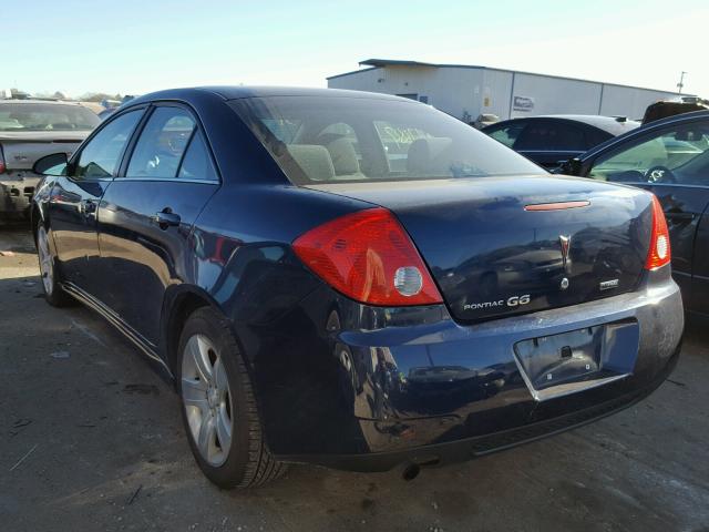 1G2ZA5E02A4111027 - 2010 PONTIAC G6 BLUE photo 3