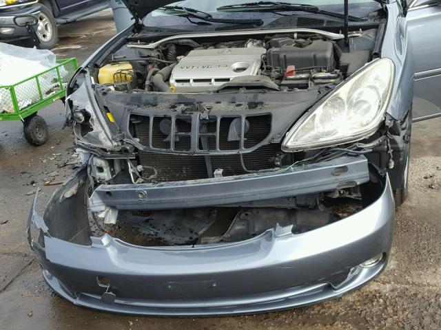 JTHBA30G455070548 - 2005 LEXUS ES 330 BLUE photo 7