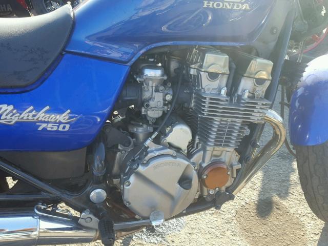 JH2RC3807PM200453 - 1993 HONDA CB750 BLUE photo 7