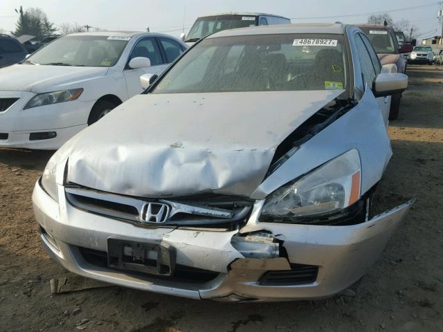 1HGCM668X6A040155 - 2006 HONDA ACCORD EX SILVER photo 9