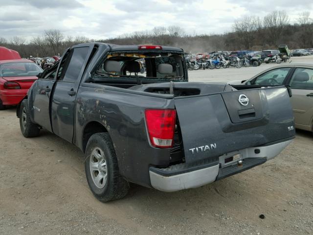 1N6AA07AX7N202113 - 2007 NISSAN TITAN XE GRAY photo 3