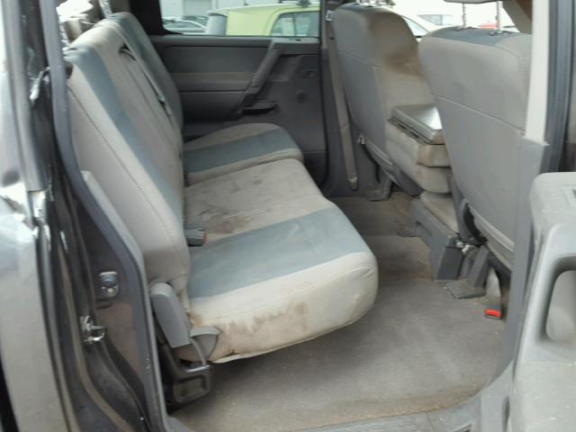 1N6AA07AX7N202113 - 2007 NISSAN TITAN XE GRAY photo 6