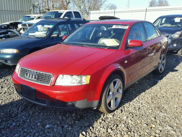 WAUJC68E93A102908 - 2003 AUDI A4 1.8T RED photo 2