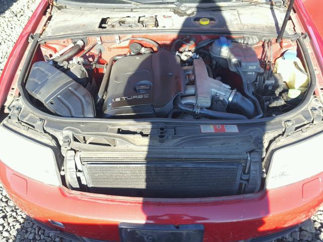 WAUJC68E93A102908 - 2003 AUDI A4 1.8T RED photo 7