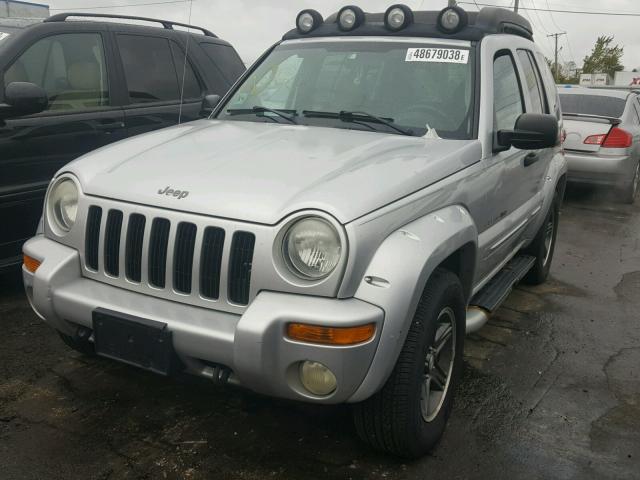 1J4GL38KX3W642511 - 2003 JEEP LIBERTY RE SILVER photo 2